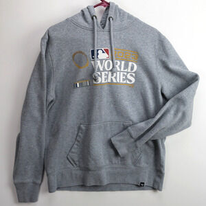 2023 World Series MLB Hoodie Men's Large Gray Pullover '47